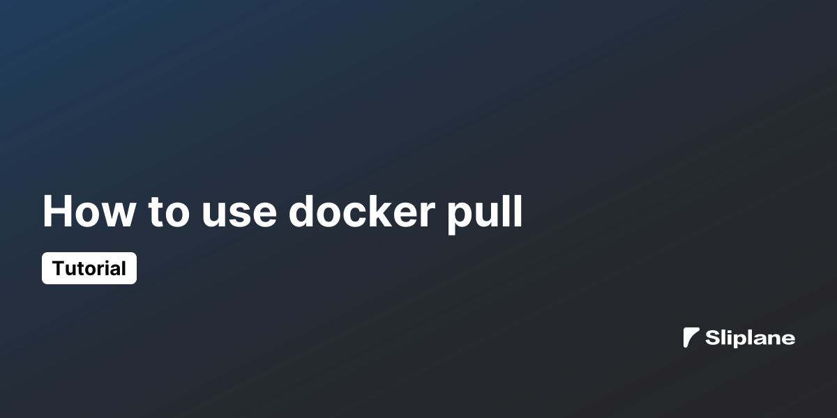 Wie man docker pull verwendet