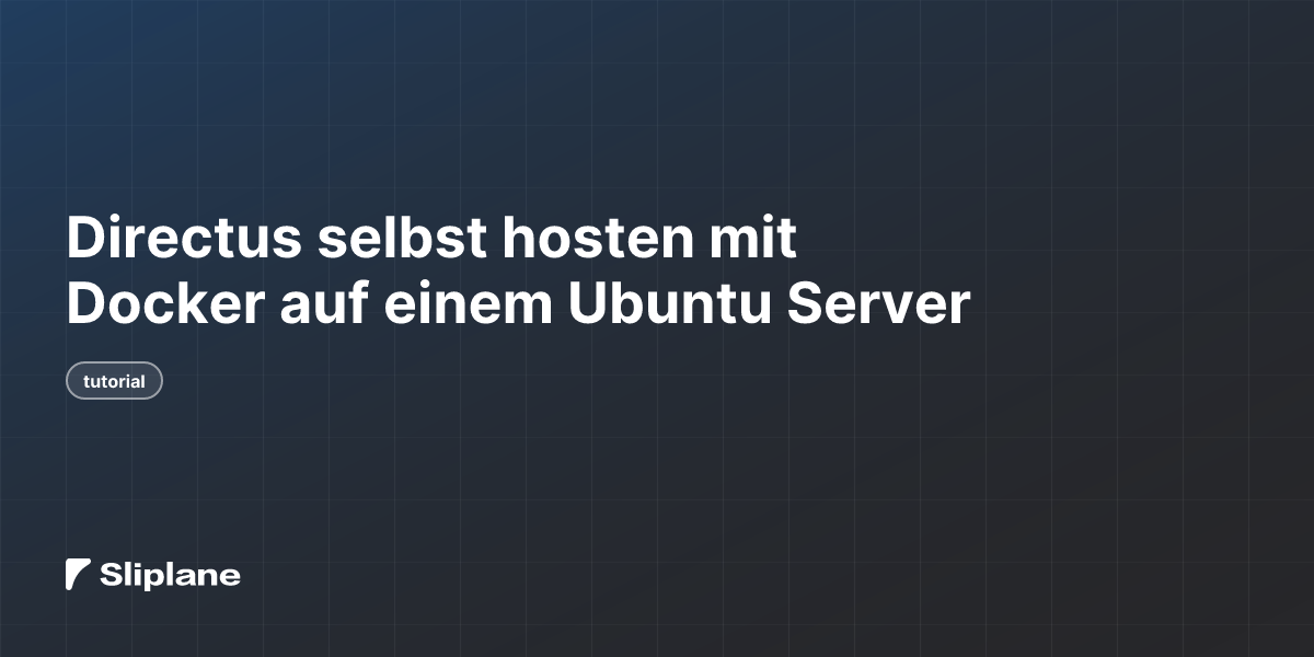Directus selbst hosten mit Docker auf einem Ubuntu Server